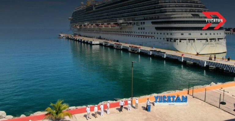 Cruceros en Yucatán: Llegan más de 7 mil 300 visitantes a Puerto Progreso